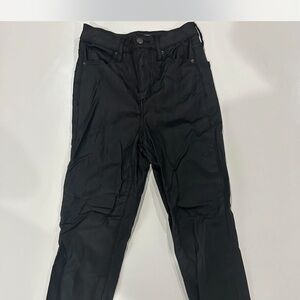 12th Tribe Wonens Sleek Black leatherJeans